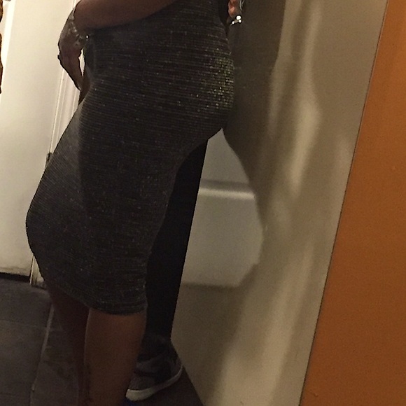 Multicolored Bodycon Dress - Picture 4 of 4